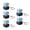 A qua blue, variant on 7829 Portable 5Pcs Switches Tester Fidgets Fun Stress Toy Keychain For Keyboards Lovers