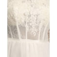 thumbnail image 5 of David’s Bridal, The Edit by DB Studio Women's Off-the-Shoulder Corset A-Line Wedding Dress, Full Length, Tulle, 5 of 5