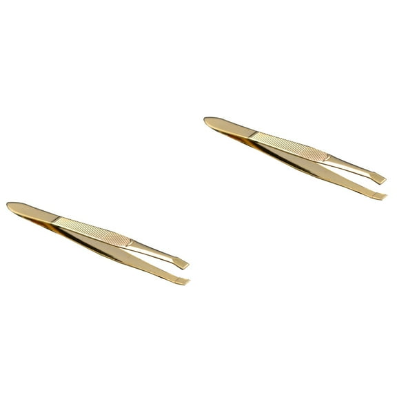 18 X0.8cm Pluck Hair Make up Eyelash Tweezers Fake Eyebrow Stainless Steel