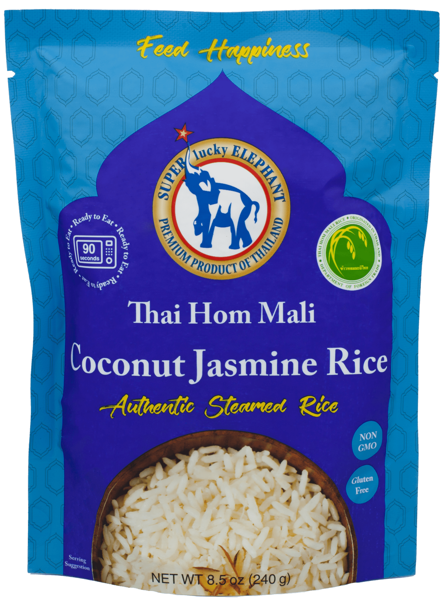 Super Lucky Elephant 8.5 Oz. Coconut Jasmine Rice