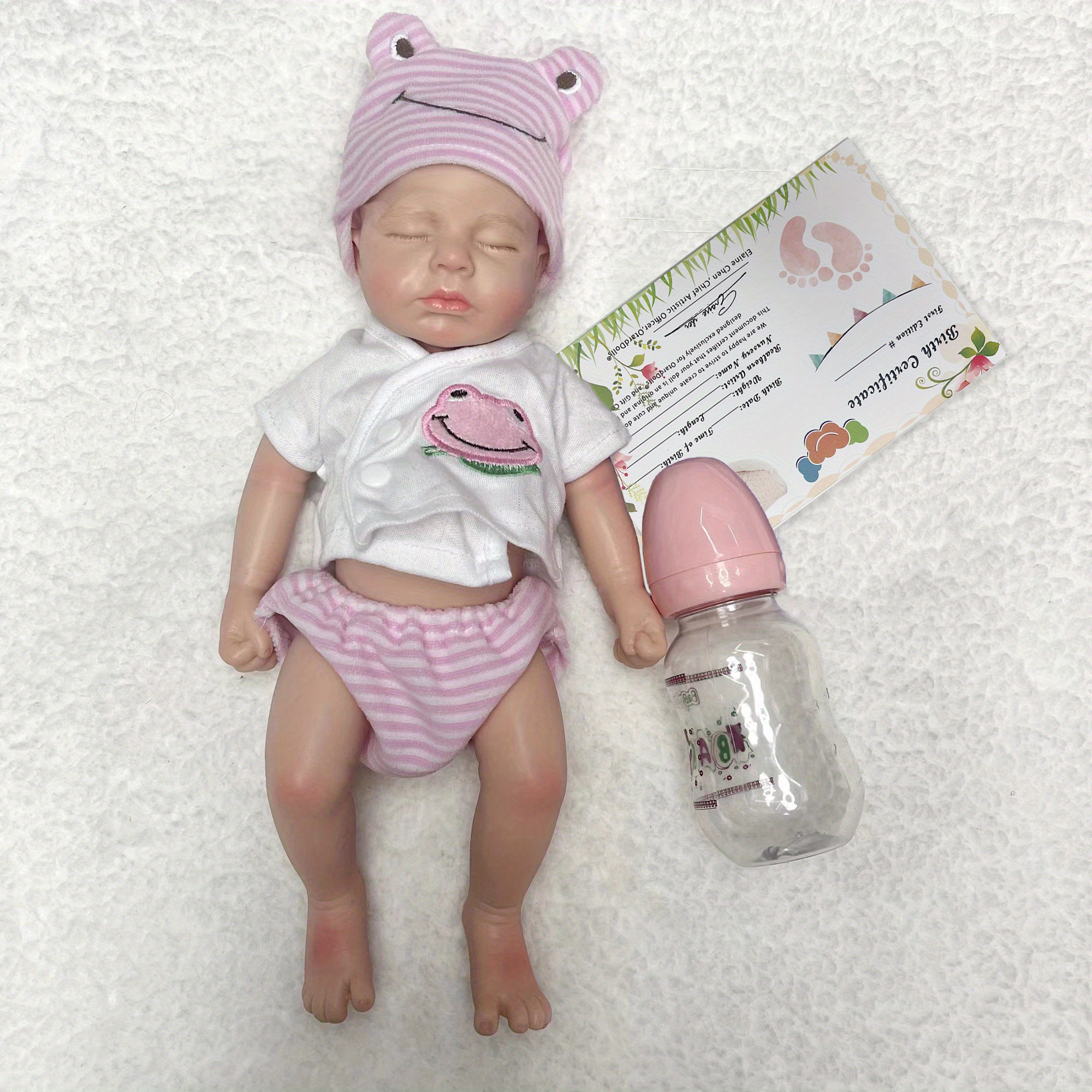 32cm Cuerpo Completo Suave S lido Silicona Bebe Reborn Ni a Con Pintura 32cm Cuerpo Completo Suave S lido Silicona Bebe Reborn Ni a Con Pintura