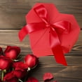 thumbnail image 6 of Fufafayo under $5 Heart Gift Box, Heart Shaped Gift Box, Open Door Ribbon Bow Box for Presents, Decorative Packaging Box for Wedding and Holidays, Large Capacity Box for Cosmetics and Gifts, 6 of 6