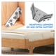 thumbnail image 4 of 10 Uds. Soportes de esquina para muebles, soportes para esquinas de estantes, soportes de sujeción, herrajes para muebles con tornillos, 4 of 5