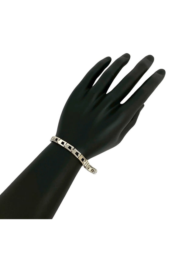 Pre-Owned GUCCI G-Shape Bracelet in Sterling Silver (925) - Bracelet/Bangle, (c95-4) (Good)
