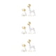 thumbnail image 5 of Naiovety 2 pack/lot Acentos para el hogar con estilo Figuras de ciervos de lujo para un estilo único Accesorios para el hogar de moda global Type1 NO1, 5 of 6