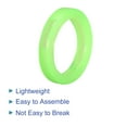 thumbnail image 4 of Uxcell 28mm Silicone Identifier Coding Tags Sleeve Key Cap Rings Cover, Green 10 Pack, 4 of 6