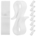 thumbnail image 4 of Shisuyan Holiday Decorations Gutter Clips Plastic 50Pcs 1.1x0.4x0.3in, 4 of 8