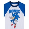thumbnail image 3 of Sonic Boys Short Sleeve Sleep Top and Shorts Pajama Set, 2-Piece, Sizes 4-12, 3 of 3