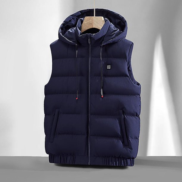 Nuevo chaleco cálido de temperatura constante de invierno para hombres, chaleco Usb para chaleco térmico eléctrico inteligente, chaqueta térmica para exteriores, informal, 9 zonas de calefacción Kuyhfg Bienvenido a Kuyhfg