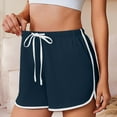 thumbnail image 6 of Cleaning Womens Pajama Shorts Soft Sleep Bottoms Plus Size Lounge Boxers Pj Sleepwear Bottom Drawstring Elastic Waist Pull On Stretch Bermuda Shorts Baggy Relaxed Fit Chino Shorts, 6 of 7