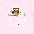 thumbnail image 4 of Inktastic My Nonni Loves Me Grandchild Owl Girls Baby T-Shirt, 4 of 5