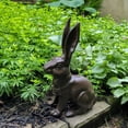 thumbnail image 6 of Metal Rabbit Door Stop Stopper Cast Iron Outdoor Patio Yard Art Garden Statue Rustic Home Decor, 6 of 6