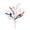 A, variant on 250Th Anniversary Usa 4Th Of July American Flag Red, White Blue Independence Day Floral Decorations, Red, and Blue Cut Branches, Day Party Ornaments, Five-Pointed Star Berries, Artificial Flowers.