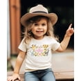 thumbnail image 5 of Wild and Three Birthday Shirt for Girls  Safari Jungle Animals 3rd Birthday Graphic T-shirt Natural Shirt 2T, 5 of 8
