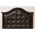 thumbnail image 2 of Furniture of America Noell Twin Bed with Faux Leather Headboard in Dark Walnut, 2 of 3