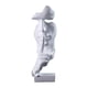 thumbnail image 1 of Estatua de arte abstracto Bearachild Silence Is Gold Decoración del hogar blanco, 1 of 6