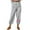 Gray, variant on HVOBTTY Womens Straiht Leg Joggers, Summer Pants for Women, Womens Casual Soft Print Drawstring Cuffed Breathable Loose Daily Joggers Army Green, XXL
