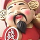 thumbnail image 3 of Adorno del Dios de la riqueza del loto, decoración Feng Shui for el hogar y la oficina, amuleto de la suerte, regalo Feng Shui, 3 of 7
