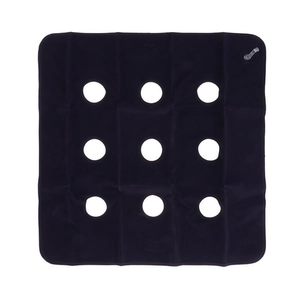 Almohada de viaje inflable portátil, almohada de descanso con aire para acampar y hacer senderismo. Azul oscuro