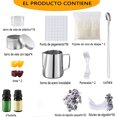 thumbnail image 2 of Scented candles DIY, Kit para hacer velas, Kit de fabricación de velas para principiantes, Kit para Hacer Velas que incluye Latas, Cera de Abejas, Olla, Mechas para Velas, Cuchara etc, 2 of 4