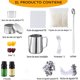 thumbnail image 2 of Scented candles DIY, Kit para hacer velas, Kit de fabricación de velas para principiantes, Kit para Hacer Velas que incluye Latas, Cera de Abejas, Olla, Mechas para Velas, Cuchara etc, 2 of 4