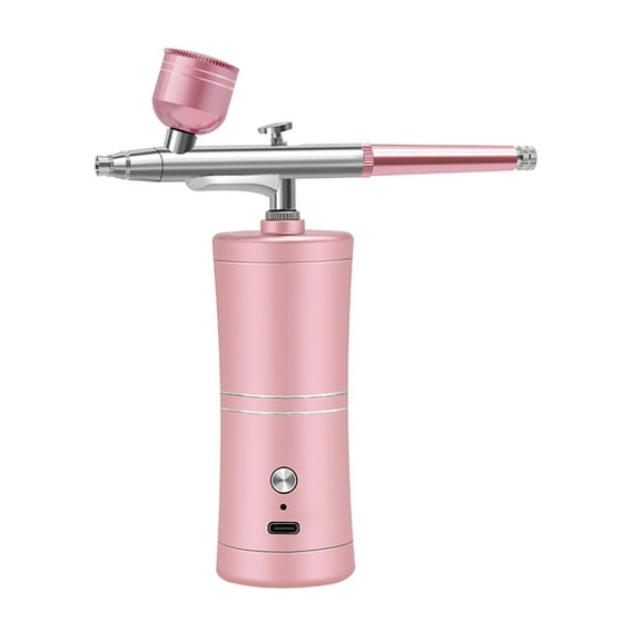 Mini Paint Spray Gun Rechargeable Portable Mini Air Compressor Kit Air-Brush Airbrush For Nail Art Tattoo Craft Cake Fog Sprayer ,Easy to Clean