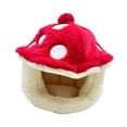 thumbnail image 4 of Nido para gatos domésticos,Cama para mascotas suave y semicerrada con forma de hongo,Tienda de campaña portátil para gatos,cama para dormir y escondite cálido,Casa cueva con cama para gatos, 4 of 7