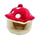 thumbnail image 4 of Nido para gatos domésticos,Cama para mascotas suave y semicerrada con forma de hongo,Tienda de campaña portátil para gatos,cama para dormir y escondite cálido,Casa cueva con cama para gatos, 4 of 7
