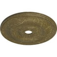 thumbnail image 3 of Ekena Millwork 26 1/2"OD x 3 5/8"ID x 1 1/2"P Jefferson Ceiling Medallion (Fits Canopies up to 5"), Hand-Painted Mississippi Mud Crackle, 3 of 6