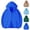 Blue, variant on Zpzdpjkx Hooded Zip Jacket Oversized Loose Double Full Zip Hoodie Solid Color Soft Casual Hooded Sweatshirt for Mens