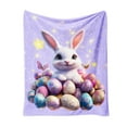 thumbnail image 2 of Easter Throw Blanket, Warm Fleece Flannel Bed Blanket, Lightweight Easter Blanket for Sofa Bed Couch 30"x40", 2 of 8