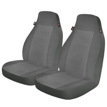 Genuine Dickies Noah Polyester Front Car Seat Covers Gray- 2 Piece, 806416