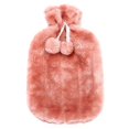thumbnail image 1 of 2L Removable Hot Water Bottle Bag Plush Cover Protective Case Heat Preservation, 1 of 4