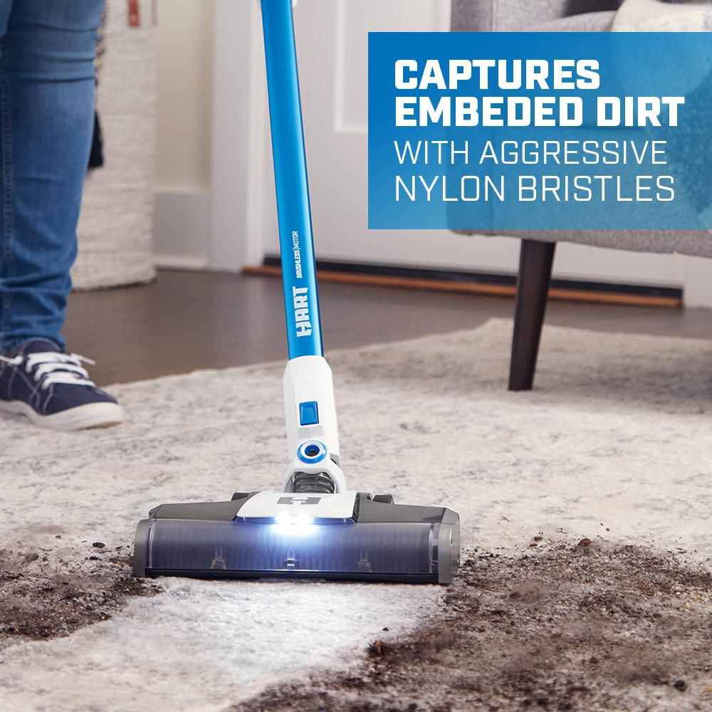 HART 20-Volt Brushless Cordless Stick Vacuum Kit, Generation 1, (1) 4.0Ah Lithium-Ion Battery