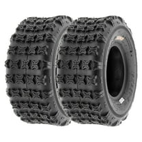 SunF ATV/UTV All Terrain Quad Mini Bike Tire 18x9.5-8 18x9.5x8 6 PR Tubeless A018 (Set of 2)