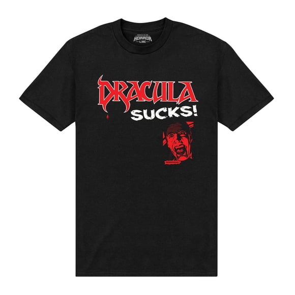 Horror Line Adult Dracula Sucks T-Shirt