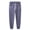 24# LightGray, variant on Mens Heavyweight Fleece Lined Jogger Trousers Elastic Cuff Casual Winter Sweatpants with Zipper Side Pockets for Daily Wear