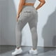 thumbnail image 2 of Pantalones de yoga para mujer con cintura ancha y pernera acampanada - Nailon/spandex, S-XXL, cintura alta, color liso, ropa deportiva, 2 of 4