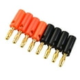 thumbnail image 5 of High Quality 4mm Banana Plug Male Connector Gold Audio Speaker Wire Cables, 5 of 7
