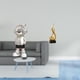 thumbnail image 2 of Adorno de mesa con forma de llama de , figura de arte moderno, escultura creativa de resina para chimenea, estante, escritorio, armario, sal, 2 of 8