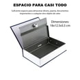 thumbnail image 4 of Caja De Seguridad Con Diseño De Libro Diccionario 18 Cm Con Llave VIMI Color azul, 4 of 10