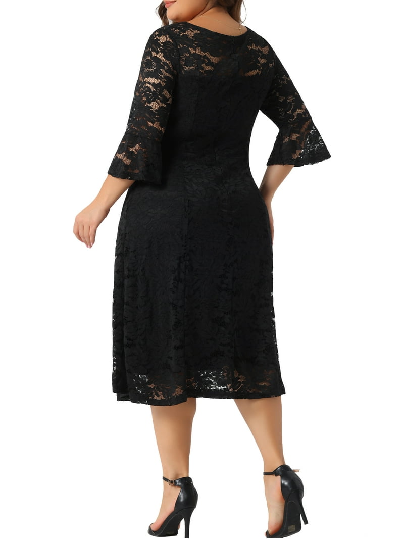 plus size black bridesmaid dresses with sleeves Amazon.com: SCOMCHIC Women's Plus Size Formal Wedding Guest Evening Party Dress Short Sleeve Pleated Tiered Chiffon Bridesmaid Dresses Black : Clothing, Shoes & Jewelry
