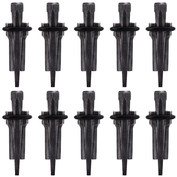 HighFree 10 Packs of Wedge and Feather Shims 5/8 Inch, Concrete Marble Granite Rock Stone Splitting Hand Tools