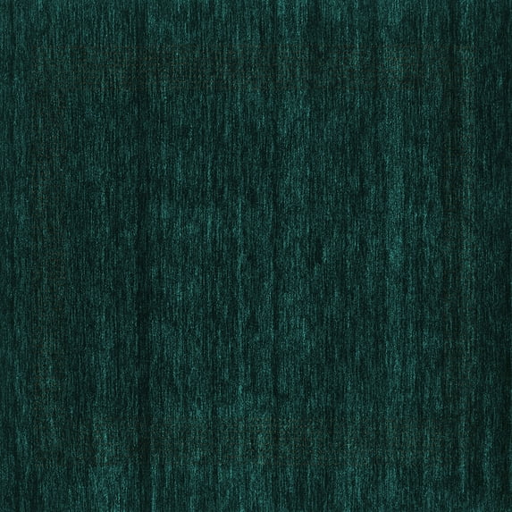 Ahgly Company Machine Washable Indoor Square Abstract Turquoise Blue Contemporary Area Rugs, 4' Square