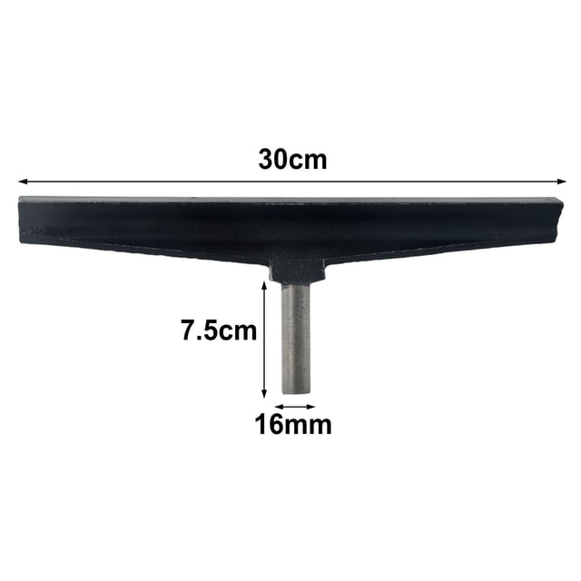 Outil de Tour 12 Pouces Support en Fonte pour Menuiserie Longueur 300mm 16mm