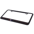 thumbnail image 4 of Gen 6 Camaro License Plate Frame - Black with Badge Logo, 4 of 5