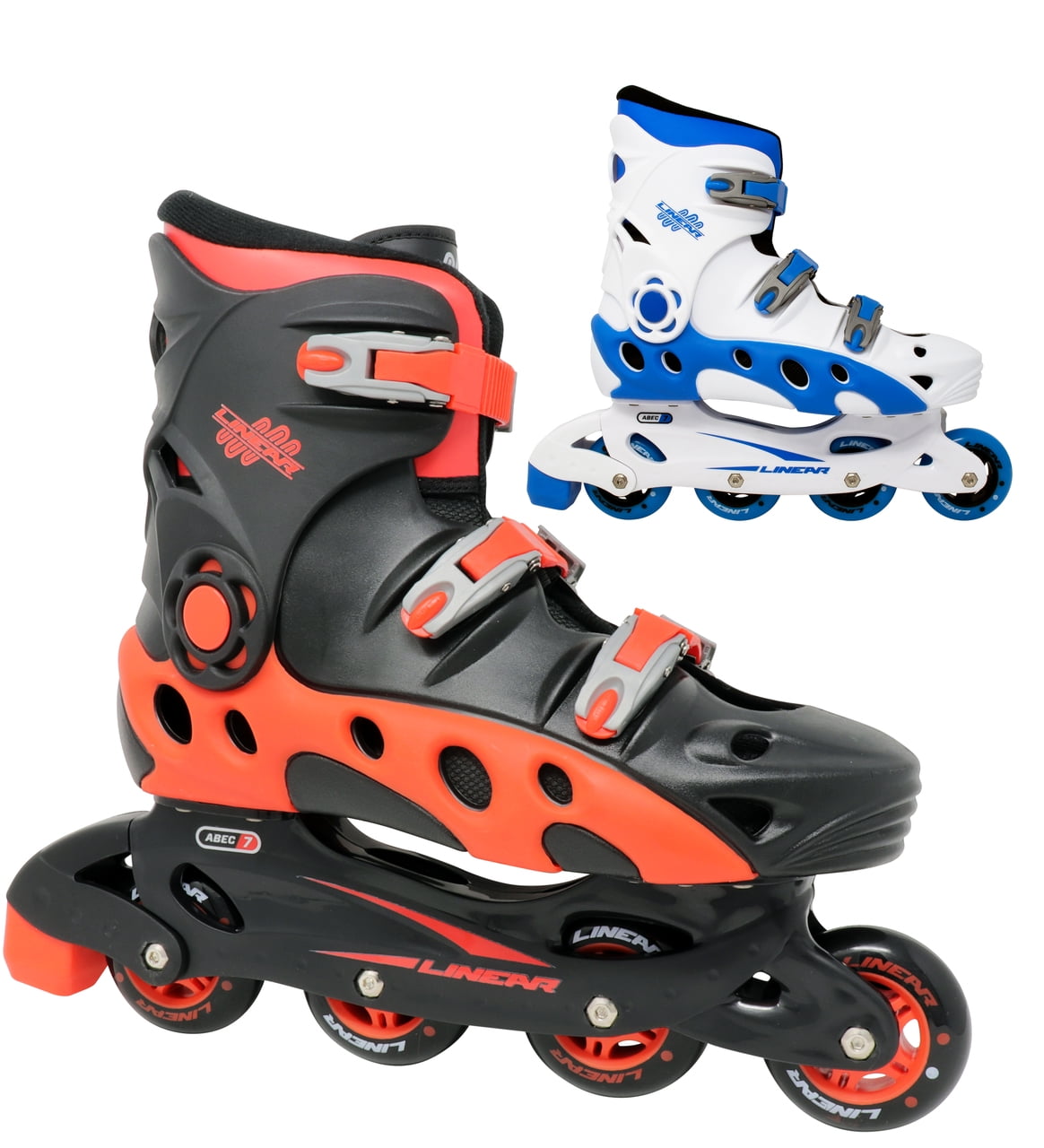 Men Women Inline Skate Rollerblade Roller Blades Boots Adjustable flash wheel 02 