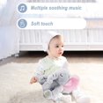 thumbnail image 3 of NIBOLOG Breathing Elephant Plush Toy - Music Light Washable Musical Animal Plushie Stuffed Comfort Doll Soother for Newborn Infants, 3 of 8