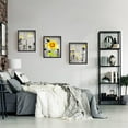 thumbnail image 5 of Flowers Retro Wall Art Prints Abstract Art Canvas Yellow Butterfly Wall Painting Pictures Black and White for Bedroom Living Room Decor 6Pcs No Frame, 5 of 9