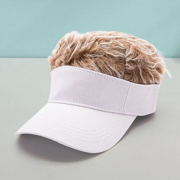 Gorra de visera con pelo falso Salvador para hombre ajustable